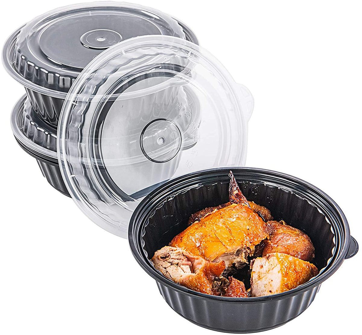 Round Meal Prep 100 Container Food Storage Set (Set of 100) Prep & Savour