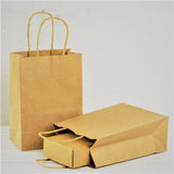 [CTC114] Paper Carry Bags With Secure Sealing Tape - 12" x 7" x 12" (100/150/200/250 Pack)