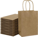 [CTC116] Paper Carry Bags With Secure Sealing Tape - 12" x 7" x 14" (100/150/200/250 Pack)