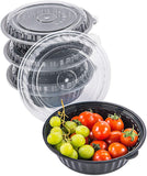 [CTC-8377] Round Meal Prep Bowl Container with Lids - 24oz (50/100/150 Pack)