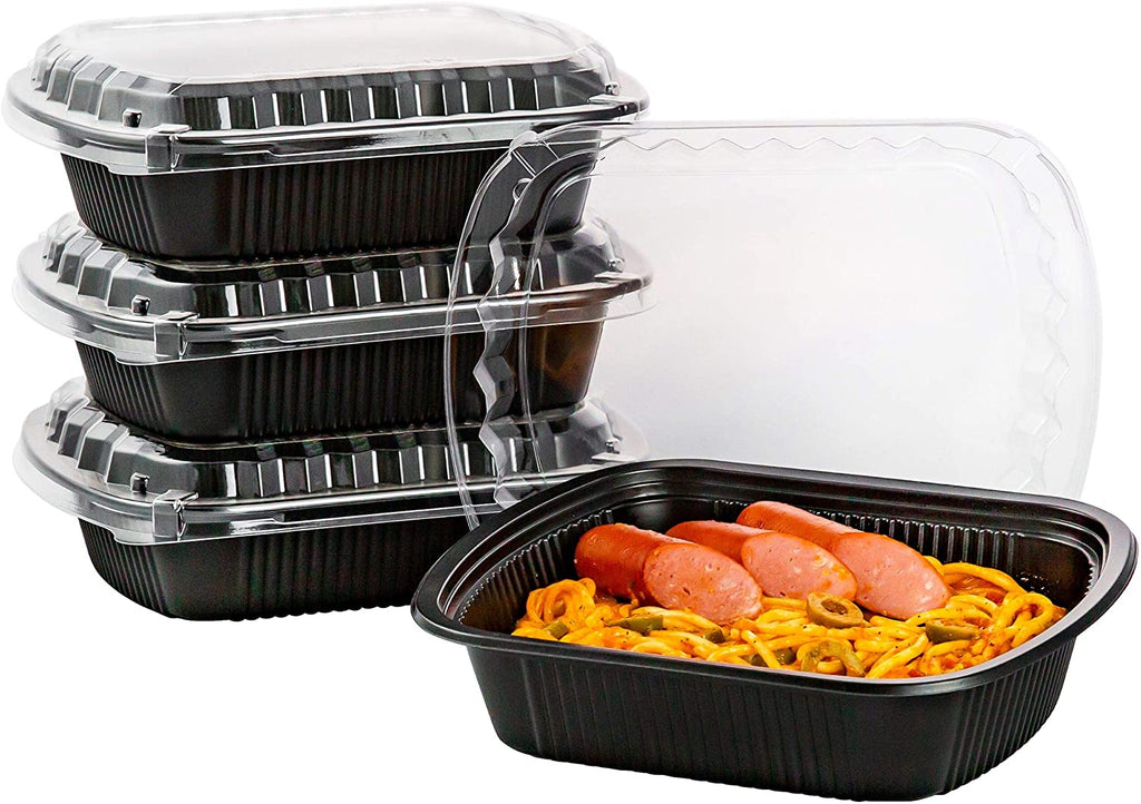 Meal Prep Containers, Plastic Food Storage Containers with Lids, 32oz Meal  Prep Container, To Go Containers Disposable, BPA Free, 50 Packs 