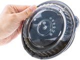 [CTC-8311] Round Meal Prep Bowl Container with Lids - 16oz (50/100/150 Pack)