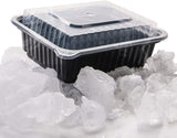 [CTC-8322] 1 Compartment Rectangular Meal Prep Container with Lids- 24oz (50/100/150 Pack)