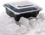 [CTC-8366] 1 Compartment Rectangular Meal Prep Container with Lids - 26oz (50/100/150 Pack)