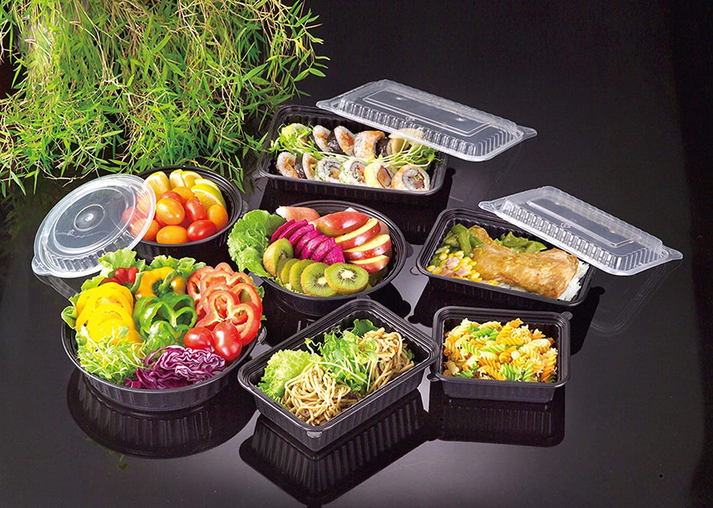 Buy Disposable Food Containers Meal Prep Bowls Plastic Containers