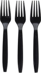 Black Plastic Fork (1000 Counts)