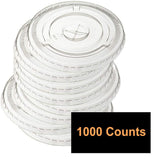 Flat Cup Lids - 24oz (1000 Counts)